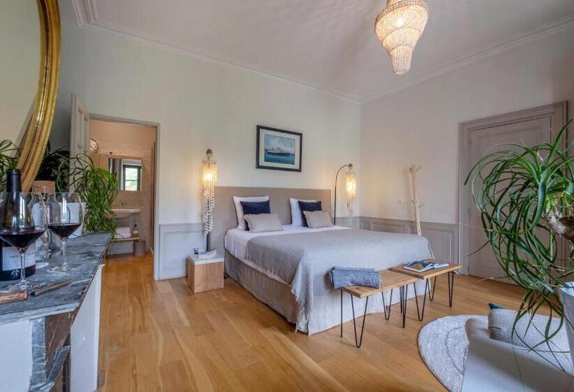 Номер Deluxe, Escale Rochelaise B&b, Spa Bain Nordique Et Sauna Tonneau