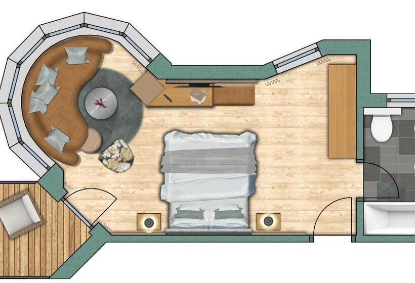 Номер Стандартный с Видом, Resort La Ginabelle