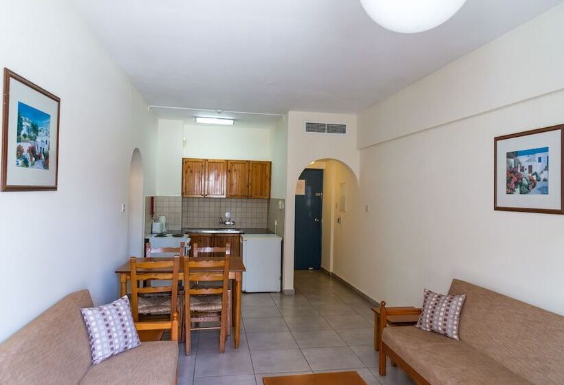Апартаменты 1 Спальня, Kefalos Damon Hotel Apartments
