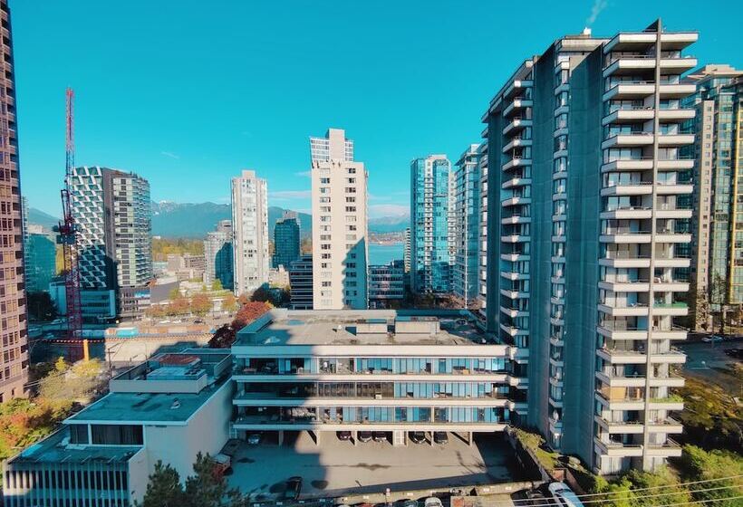 带1个卧室带观景的公寓, Divya Sutra Suites On Robson Downtown Vancouver
