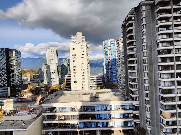 带1个卧室带观景的公寓, Divya Sutra Suites On Robson Downtown Vancouver