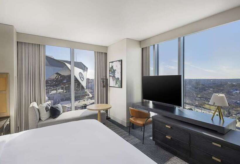带大床的标准间, Hilton Garden Inn Prescott Downtown