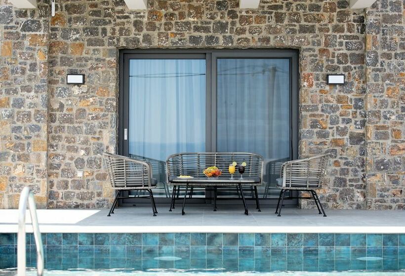ویلای 2 خوابه با چشم‌انداز دریا, Terra Olivia Luxury Villas And Suites