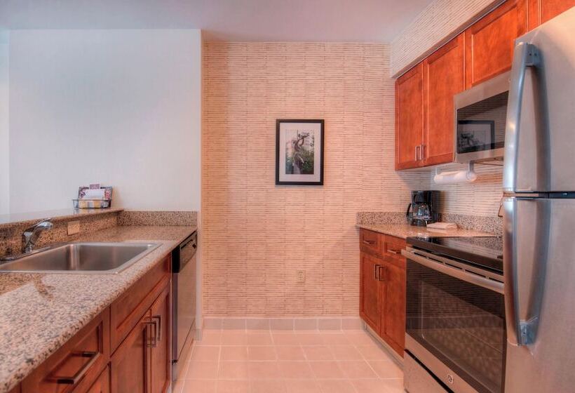 Suíte Executivo, Residence Inn Charlotte Uptown