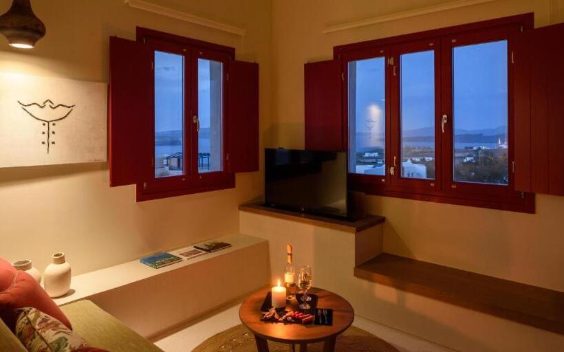 프리미엄 스위트 바다 전망, Potnia Theron Suites