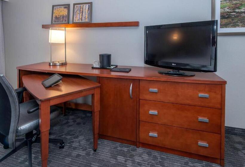 带大床的套房, Courtyard Bymarriott Albany