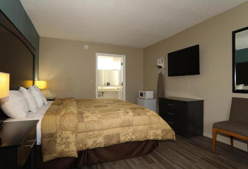 Номер Стандарт Кровать Кинг Адаптированный для Инвалидов, Executive Inn  Panama City Beach