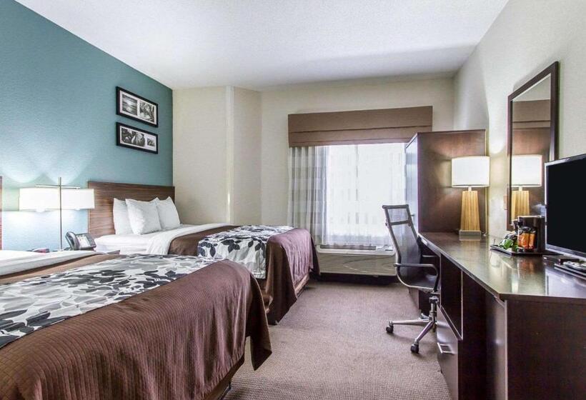 스탠다드 룸 더블 침대 2개, Sleep Inn Scott/lafayette West