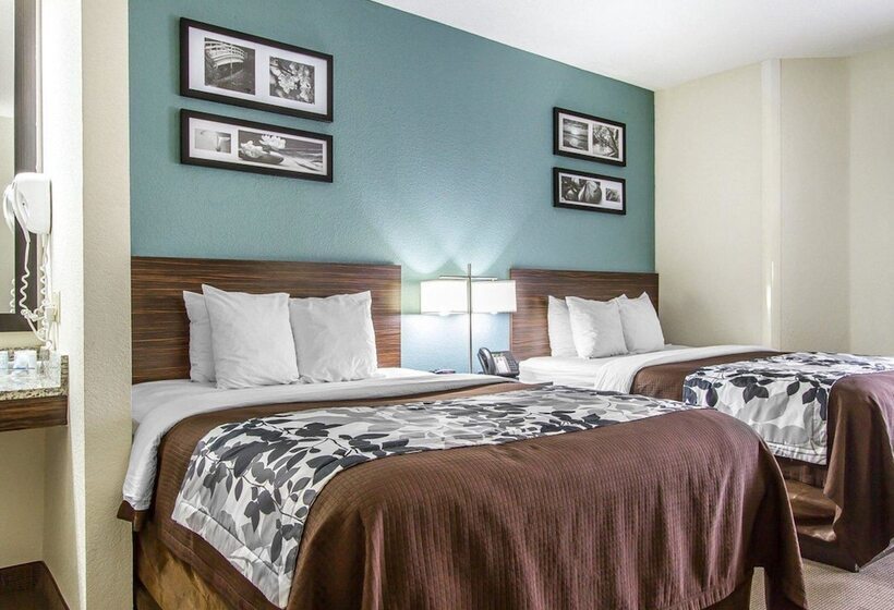 스탠다드 룸 더블 침대 2개, Sleep Inn Scott/lafayette West