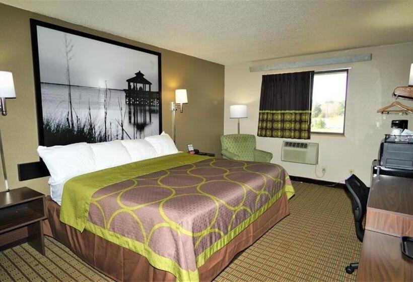 Quarto Estandar Cama King, Super 8 By Wyndham Greenville