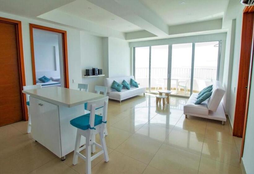Apartamento 1 Dormitório Vista Mar, Apartamentos Palmetto   Frente Al Mar