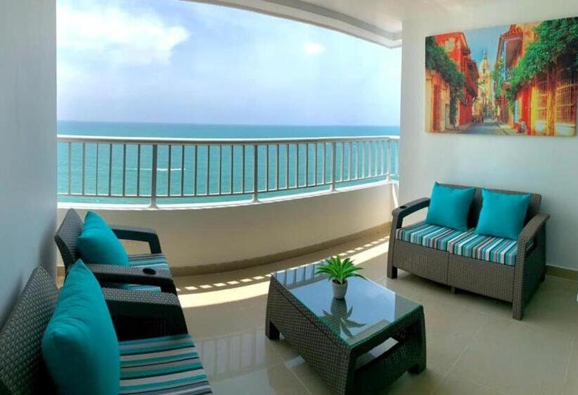 Apartamento 1 Dormitório com Sacada, Apartamentos Palmetto   Frente Al Mar