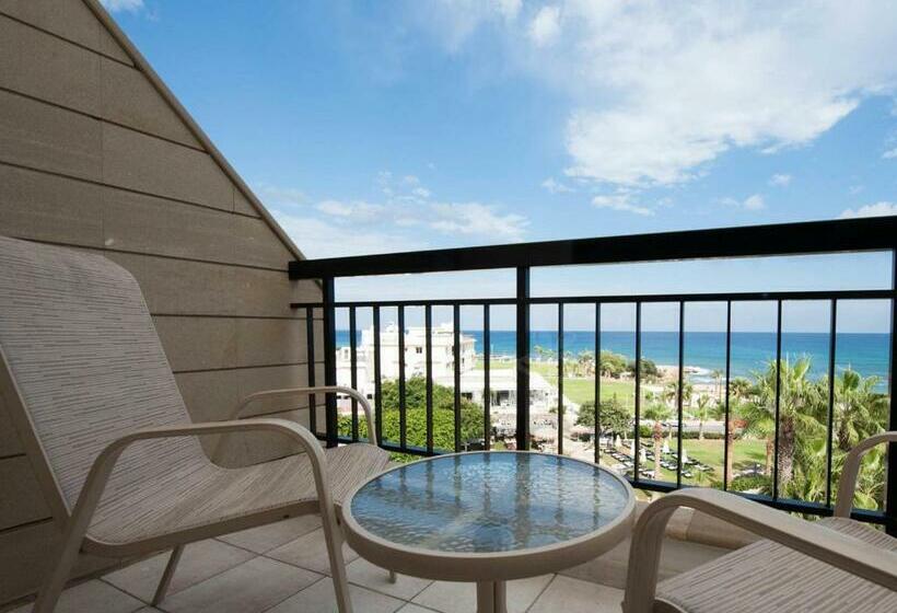 غرفة قياسية إطلالة جانبية علي البحر, Anastasia Beach Hotel