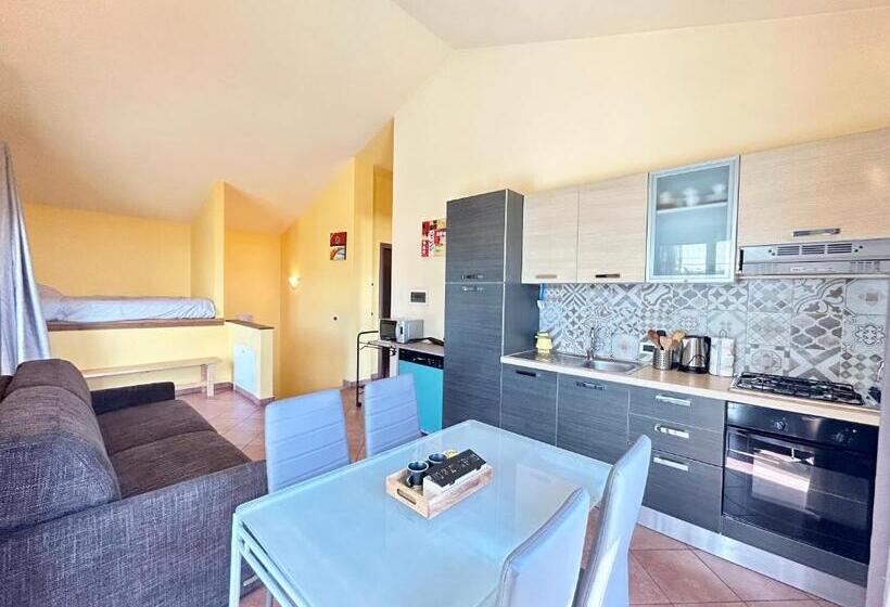 آپارتمان 1 خوابه با بالکن, Agriturismo Azzurra Biricchina