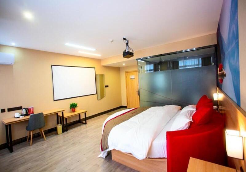 Romantic Room, Thank Inn Plus Hotel Shandong Liaocheng Railway Station