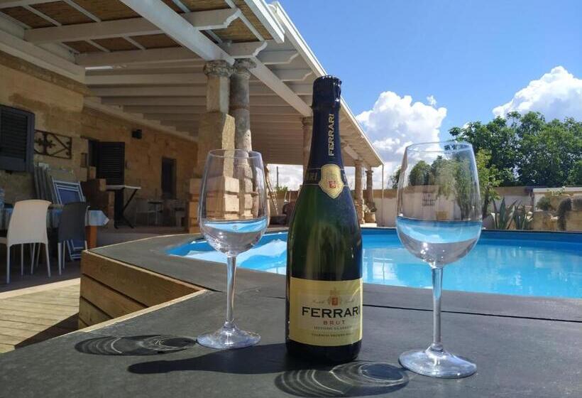 Апартаменты 2 спальни Вид на Бассейн, Masseria Le Dimore