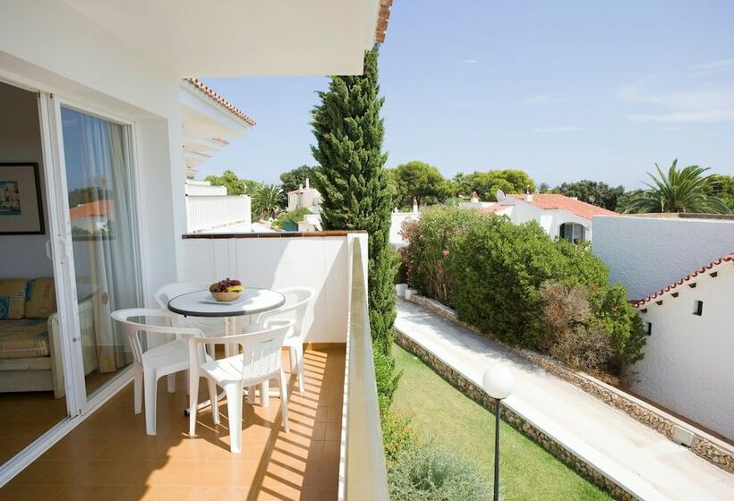 Апартаменты 2 спальни Вид на Бассейн, Naranjos Resort Menorca
