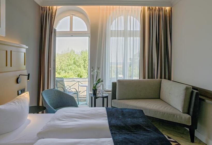 חדר סטנדרט נוף לים עם מרפסת, Seetelhotel Ostseehotel Ahlbeck