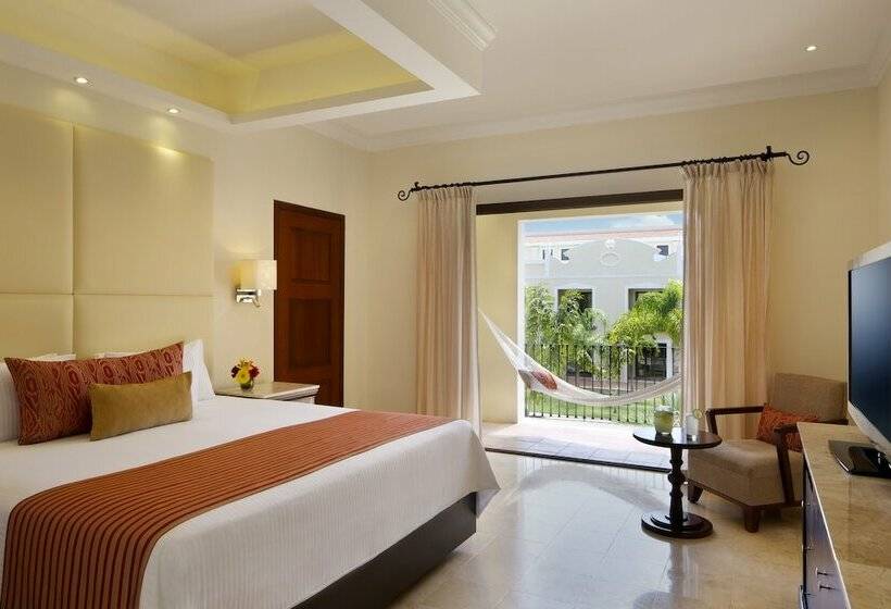 带大床的豪华间, Dreams Tulum Resort & Spa