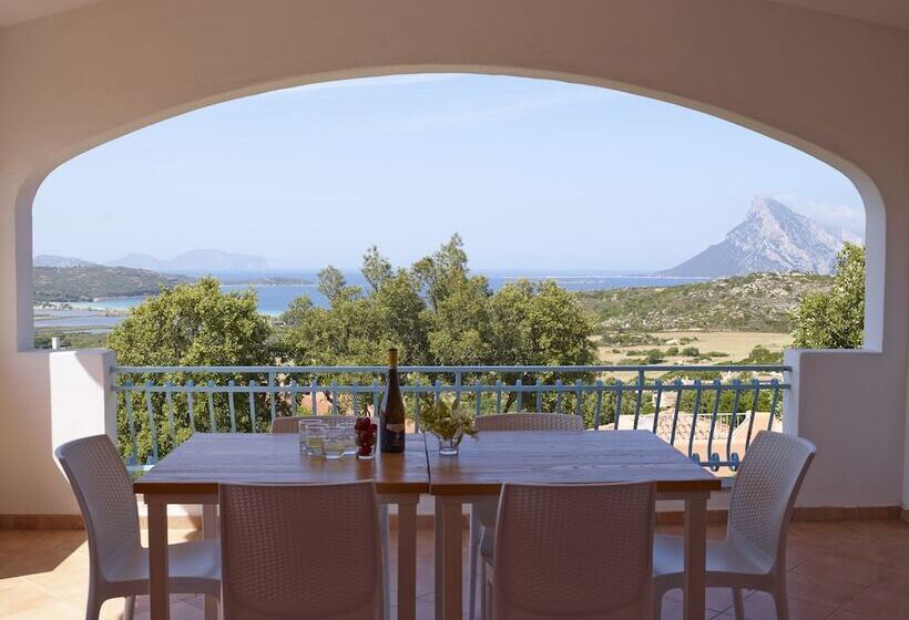 דירת 2 חדרים נוף לים, Residence Hotel Lu Nibareddu