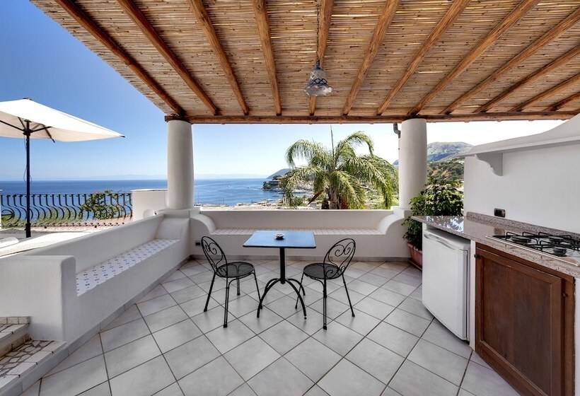 اتاق سوپریور با چشمانداز دریا, Villa Enrica   Aeolian Charme