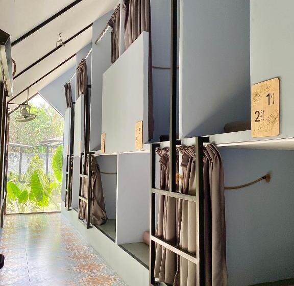Кровать в Общей Комнате, The Jungle Hostel Canggu