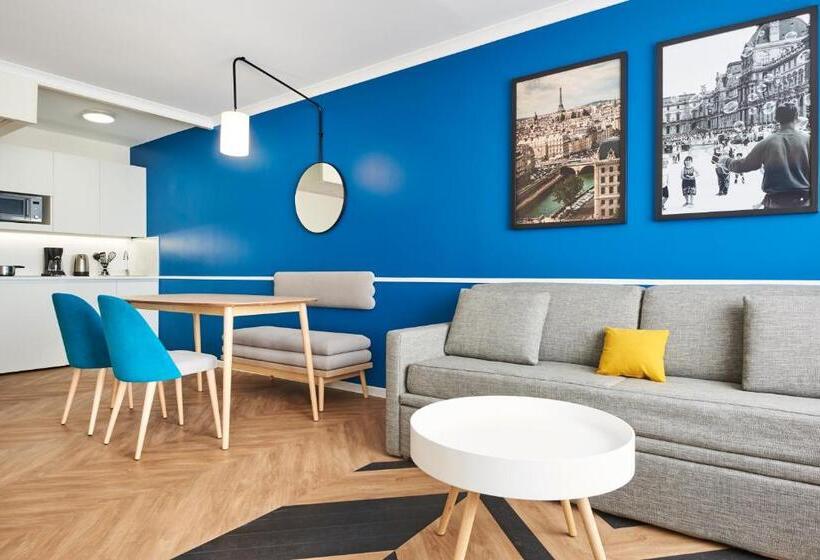 Апартаменты 1 Спальня, Aparthotel Adagio Porte De Versailles