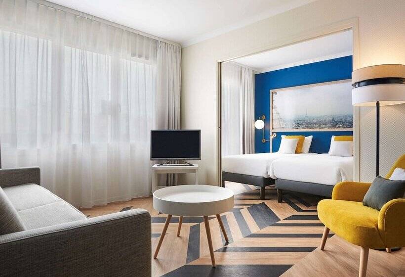 Апартаменты 2 Спальни, Aparthotel Adagio Porte De Versailles