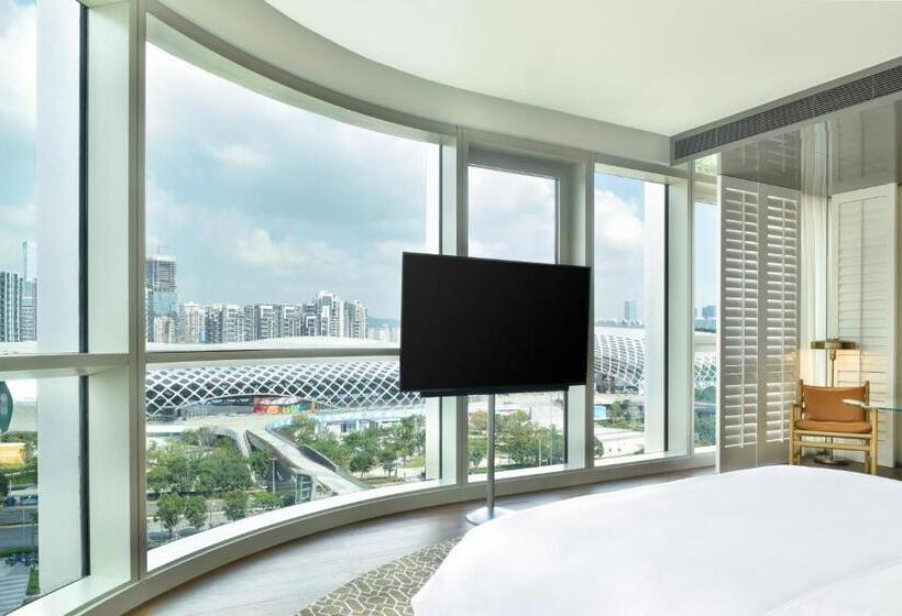 Номер Deluxe Кровать Кинг, 深圳湾安达仕酒店 Andaz Shenzhen Bay