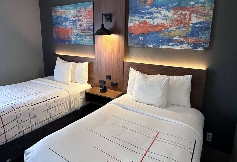 ２ダブルベッドのスタンダードルーム, La Quinta By Wyndham Chicago Gurnee
