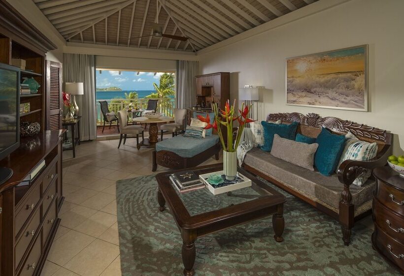 سوییت با چشم‌انداز دریا, Sandals Grande St. Lucian Spa And Beach All Inclusive Resort   Couples Only