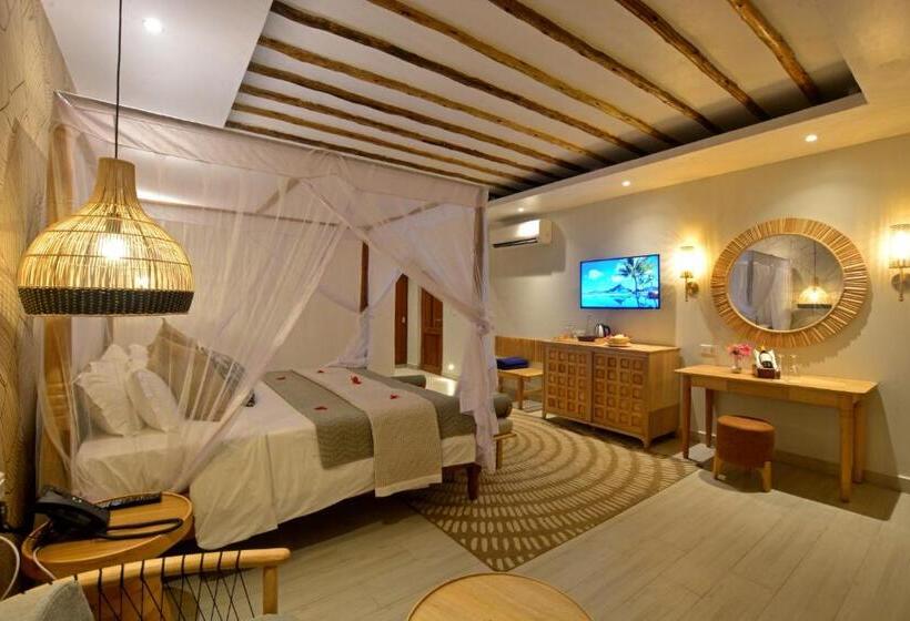 디럭스 룸 바다 전망, Neptune Pwani Beach Resort & Spa Zanzibar  All Inclusive