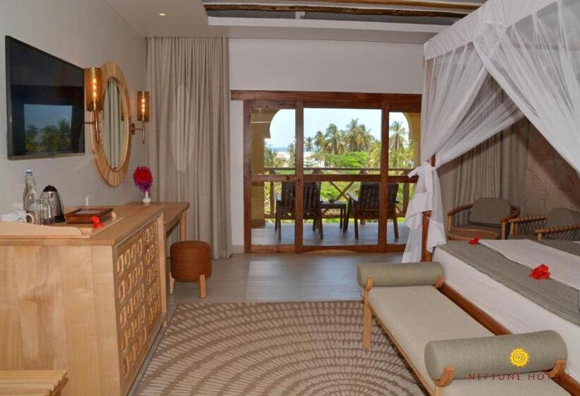 디럭스 룸 바다 전망, Neptune Pwani Beach Resort & Spa Zanzibar  All Inclusive