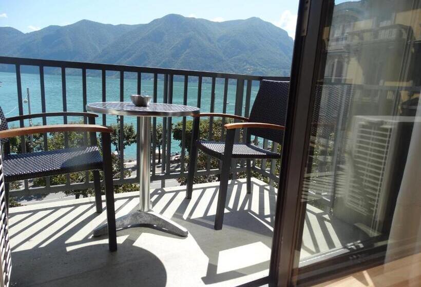 Номер Deluxe Вид на Озеро, Swiss Lodge Nassa Garni