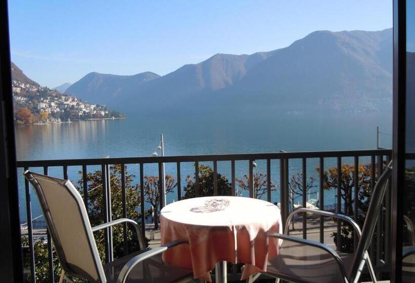 Номер Deluxe Вид на Озеро, Swiss Lodge Nassa Garni