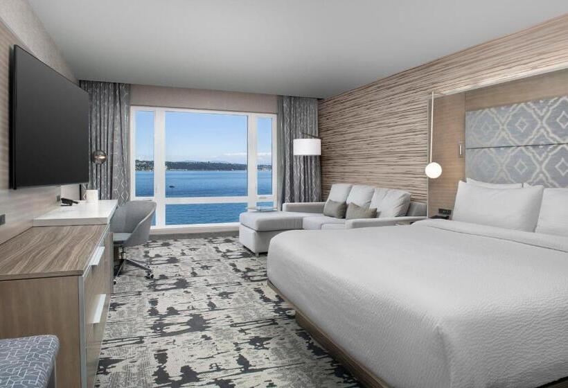 스탠다드 룸 킹사이즈 침대, Silver Cloud Hotel Tacoma At Point Ruston Waterfront
