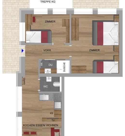 Люкс 2 Спальни, Otto Steiner Appartements Pension Ellmau & Wilder Kaiser