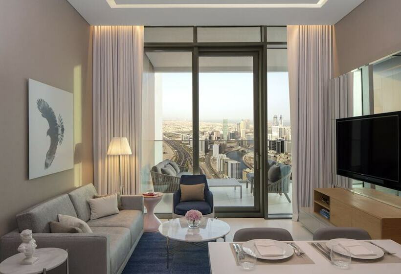 Апартаменты 1 Спальня с Балконом, Sls Dubai Hotel & Residences