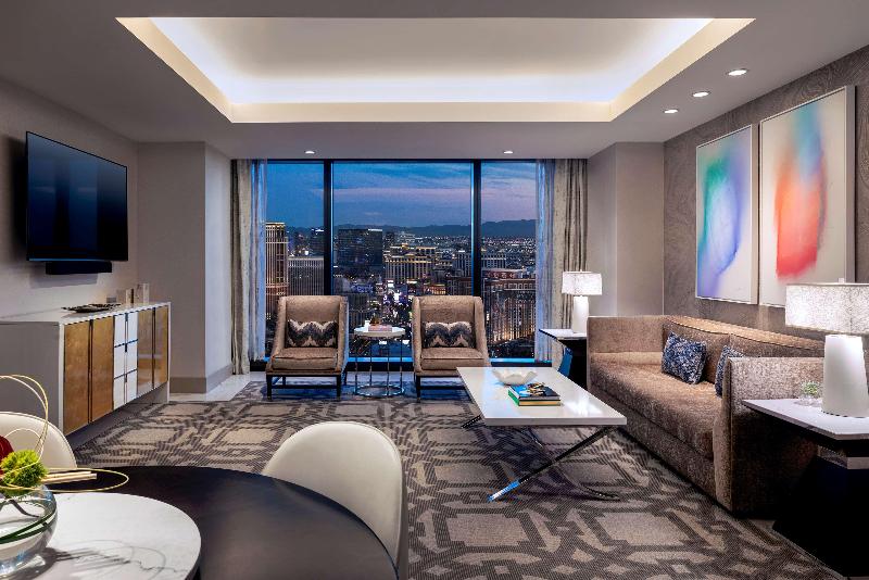 스위트 킹사이즈 침대, Crockfords Las Vegas, Lxr Hotels & Resorts At Resorts World