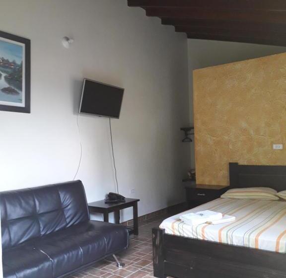 Номер Стандарт Трехместный, Alojamiento Campestre Cabañas Mirador Ingrumá Riosucio Caldas