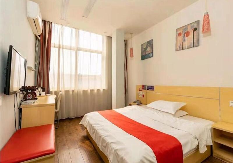 Номер Deluxe, Thank Inn Chain Hotel Shandong Rizhao Lanshan District Guanhai Road Yinzuo