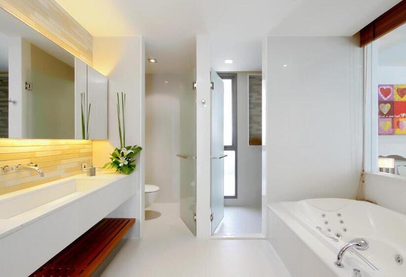 침실 1개 바다 전망 아파트, Cape Sienna Phuket Gourmet Hotel & Villas   Sha Extra Plus