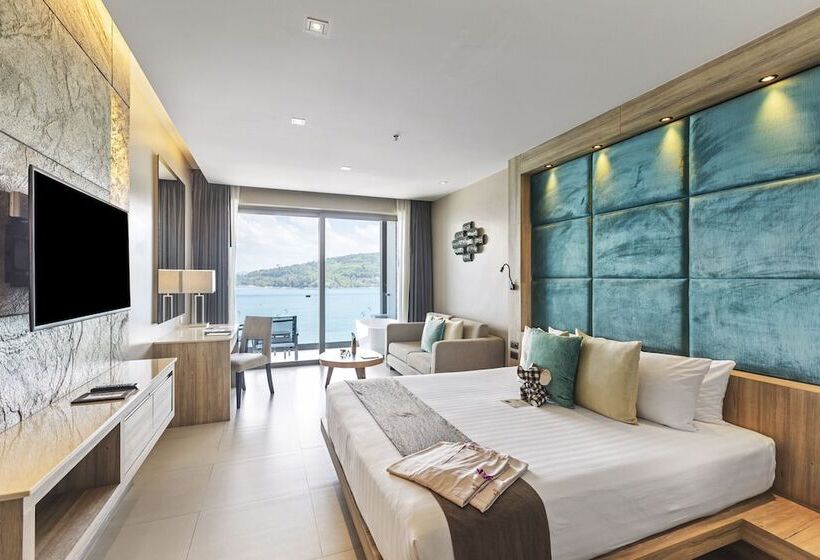 디럭스 룸 바다 전망, Cape Sienna Phuket Gourmet Hotel & Villas   Sha Extra Plus