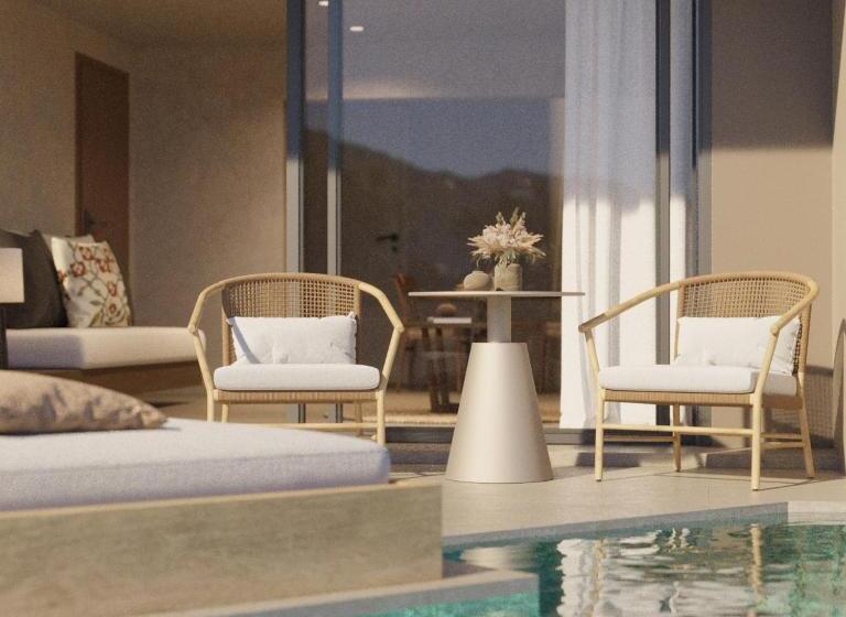 Вилла с 1 спальней и бассейном, Alkyna Lifestyle Beach Resort