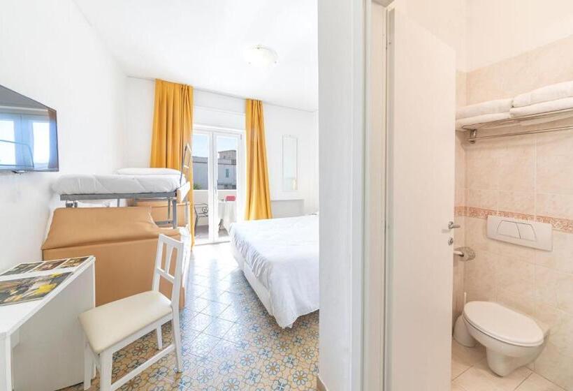 Четырехместный Номер Стандарт с Балконом, Le Canne Family Resort & Spa