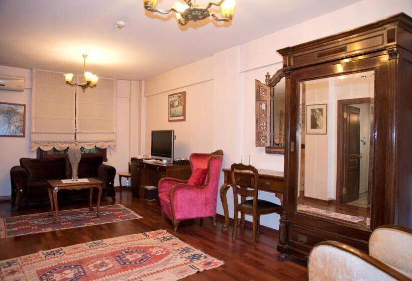キングサイドベッドのスタンダードワンルーム, Villa Sphendone Suites Istanbul