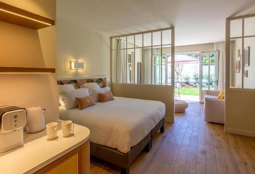 带露台的小型套房, La Villa Du Moulleau