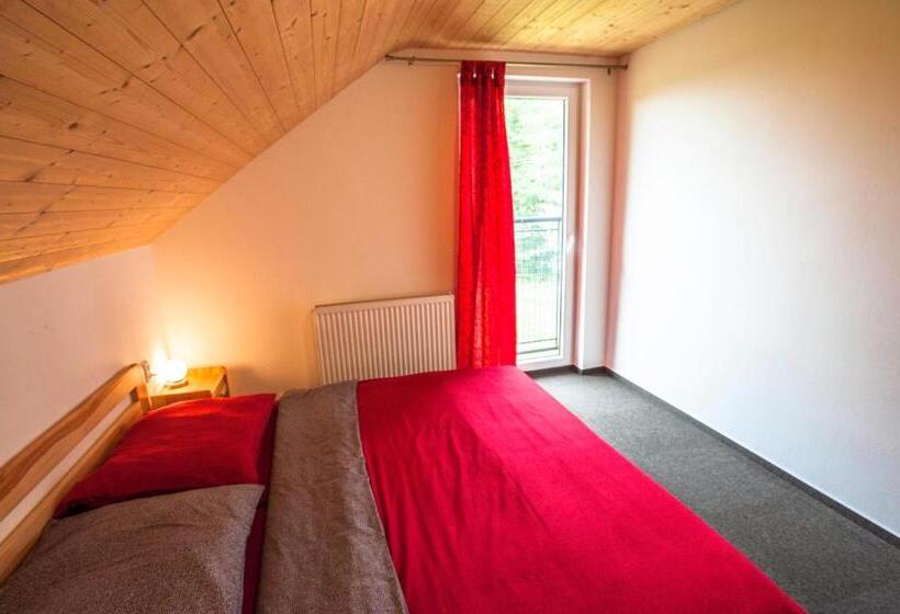 Люкс Кровать Кинг, Penzion A Apartmány Skipark Hraběšice