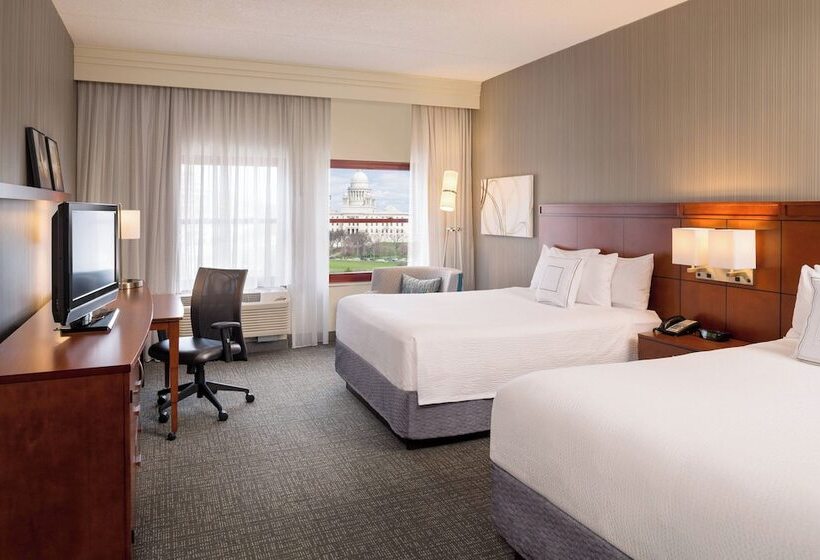 Номер Стандарт 2 Двуспальные Кровати, Courtyard Providence Downtown