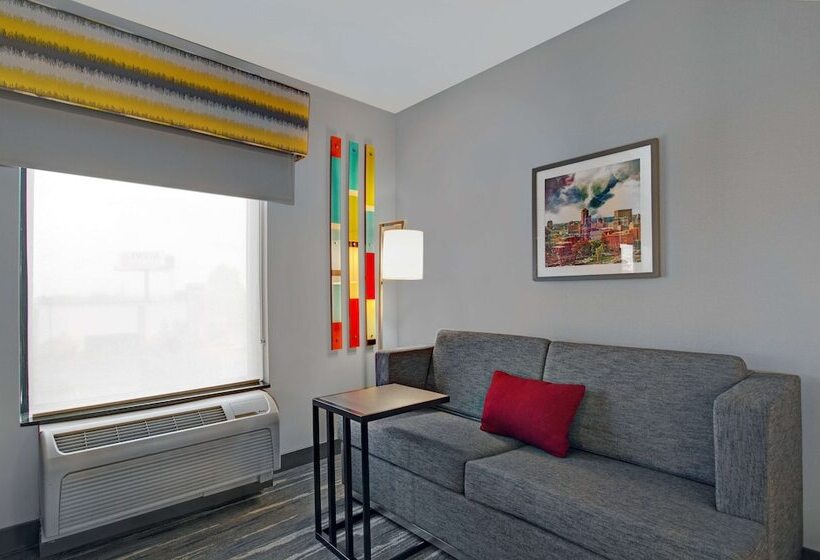 带双人床的标准工作室, Hampton Inn & Suites Syracuse Dewitt